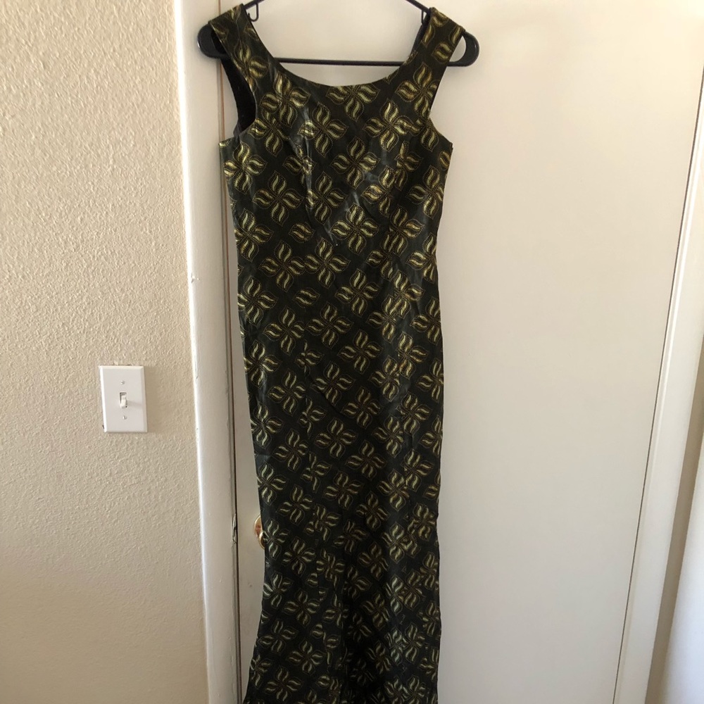 African print gown